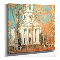 Church At Old Lyme Connecticut by Childe Hassam