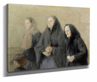 Churchgoers Easter Morning by Helene Schjerfbeck