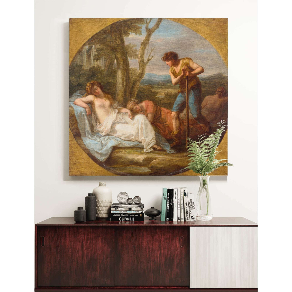 Cimon And Iphigenia by Angelica Kauffmann