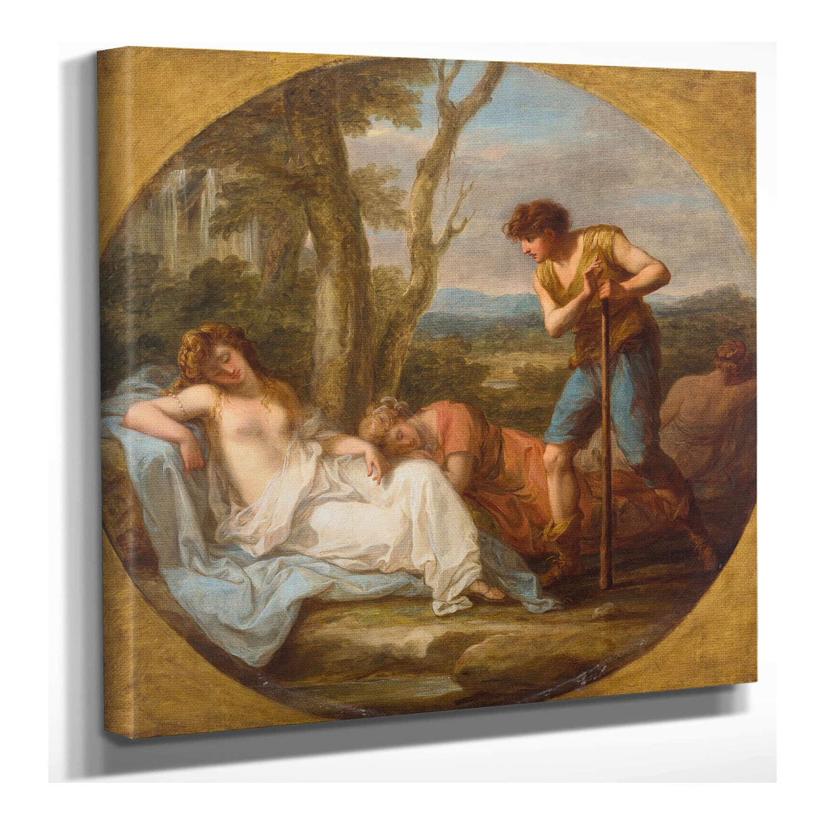 Cimon And Iphigenia by Angelica Kauffmann
