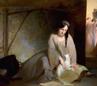 Cinderella At The Kitchen Fire by Thomas Sully
