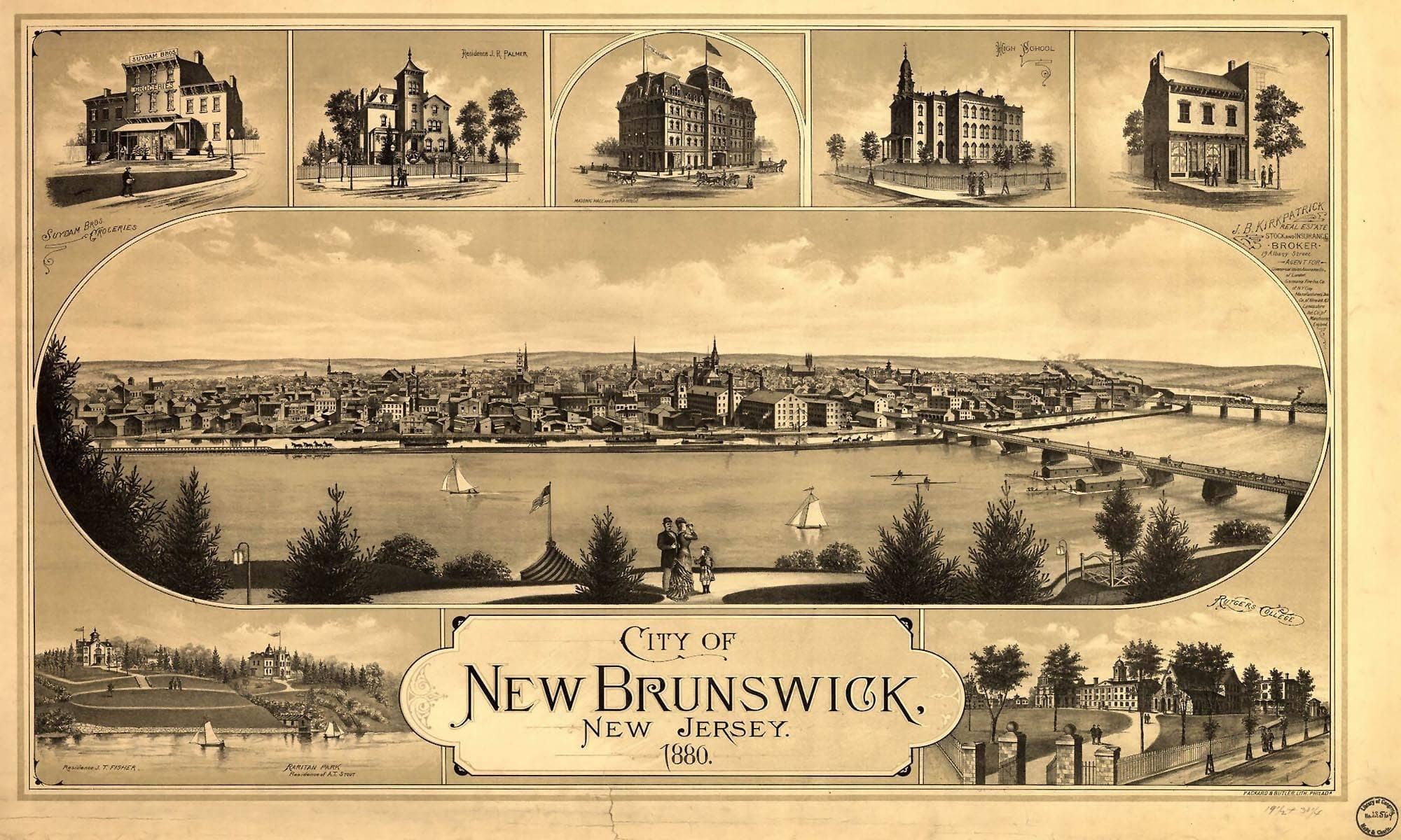 City Of New Brunswick New Jersey  Packard