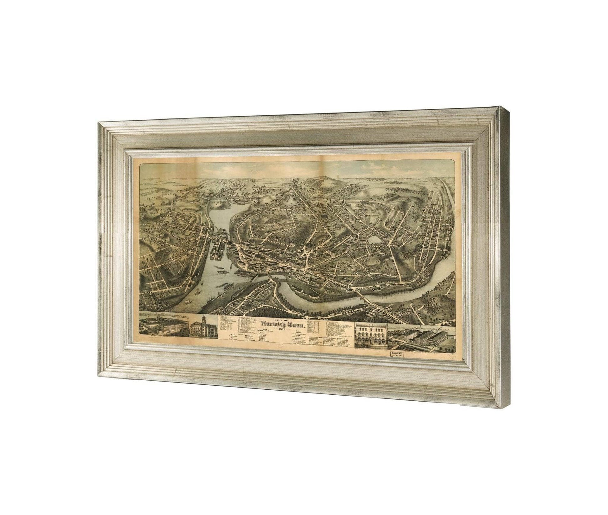 City Of Norwich Conn 1876  State Of Connecticut