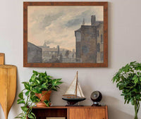 City Scene With Buildings by Thomas Sully