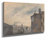 City Scene With Buildings by Thomas Sully