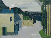 City With Viaduct by Louis Marcoussis