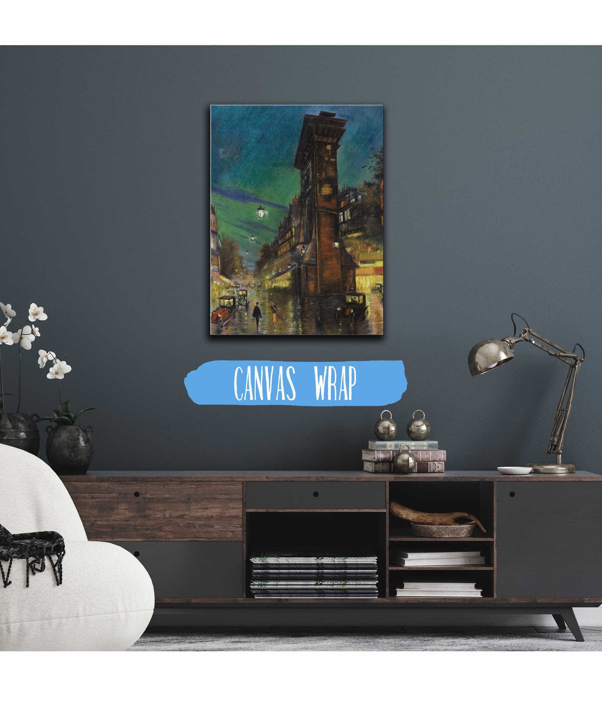 Cityscape by Konstantin Alexeevich Korovin