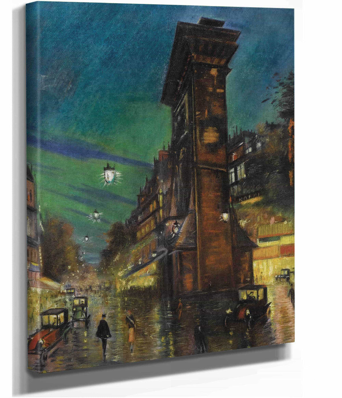 Cityscape by Konstantin Alexeevich Korovin