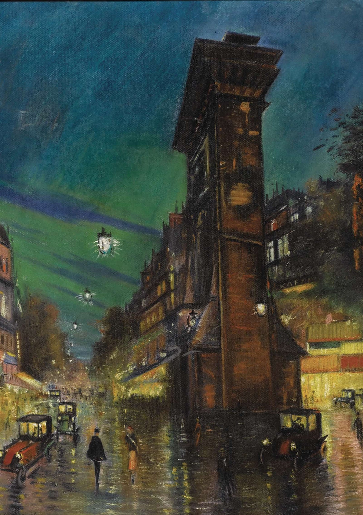 Cityscape by Konstantin Alexeevich Korovin
