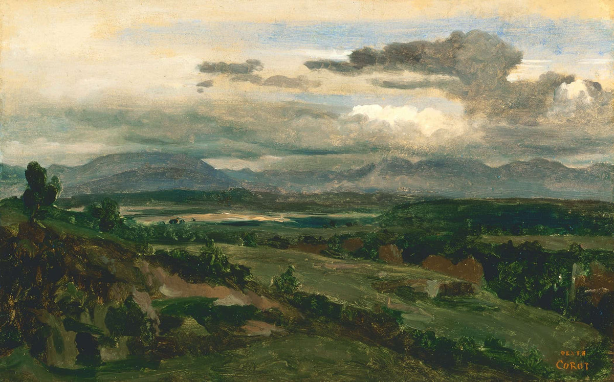 Civita Castellana by Jean Baptiste Camille Corot