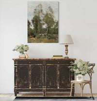 Clairiere Du Bois Pierre Aux Evaux Pres Chateau Thierry by Jean Baptiste Camille Corot