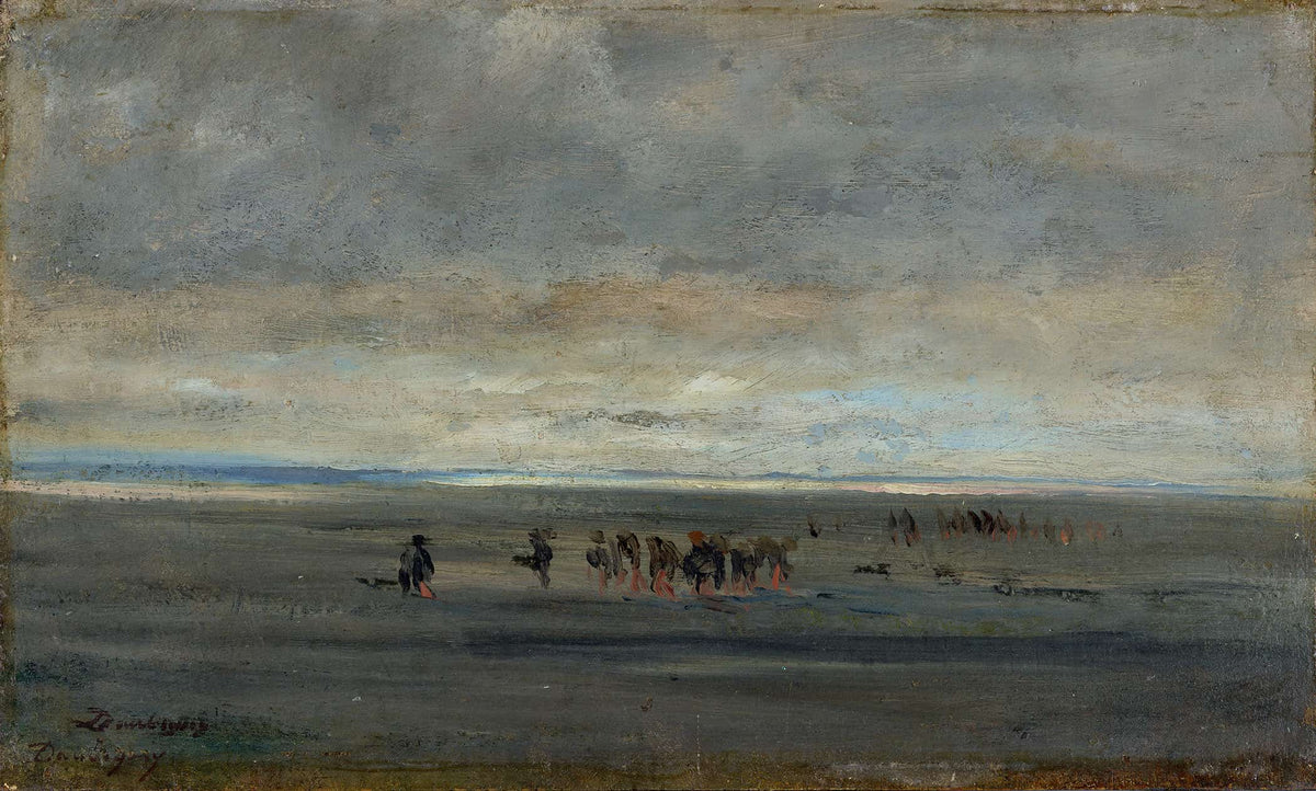 Clam Diggers   by Charles Francois Daubigny