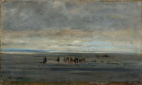 Clam Diggers   by Charles Francois Daubigny