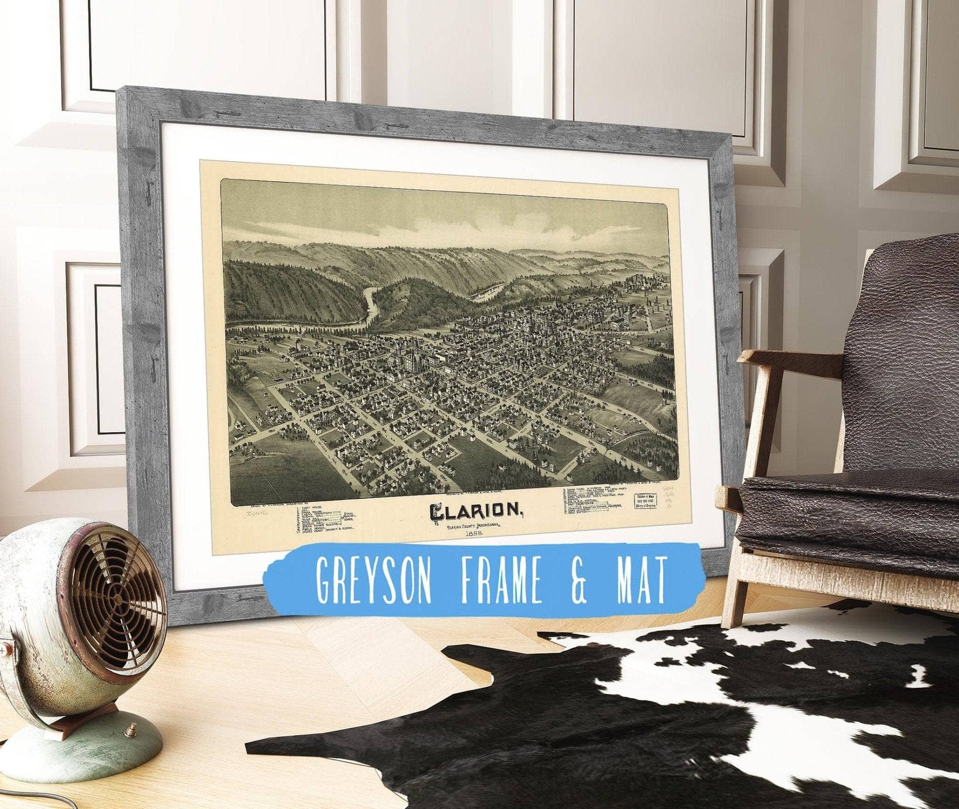 Clarion Clarion County Pennsylvania 1896 State of Pennsylvania