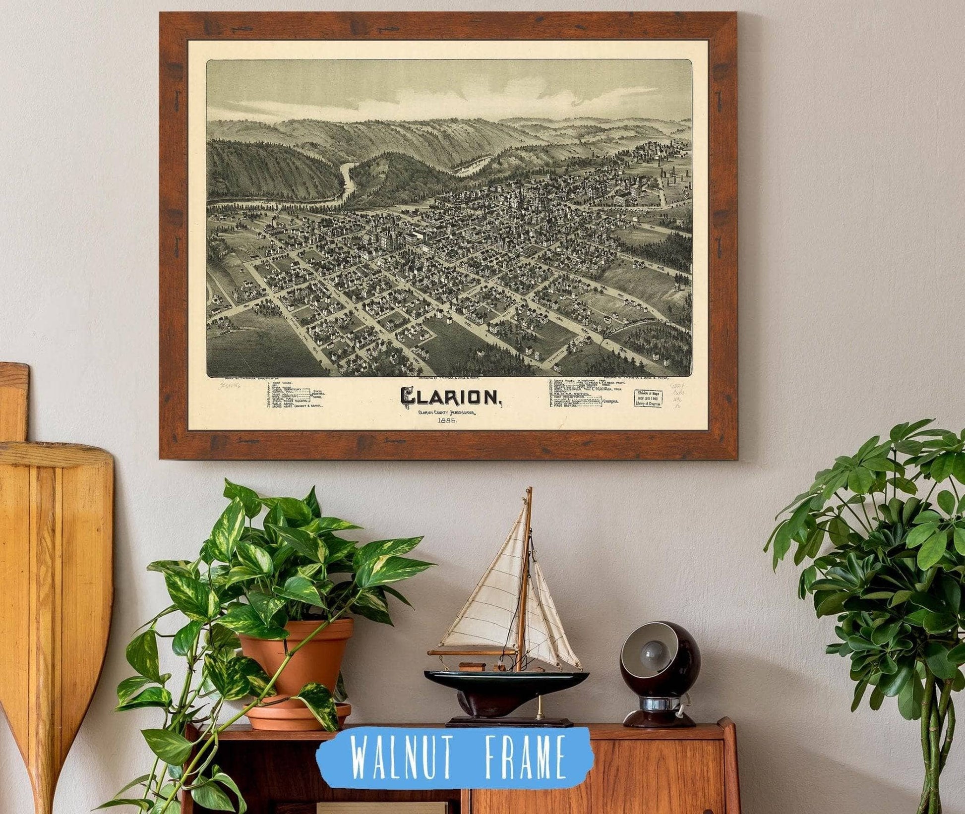 Clarion Clarion County Pennsylvania 1896 State of Pennsylvania