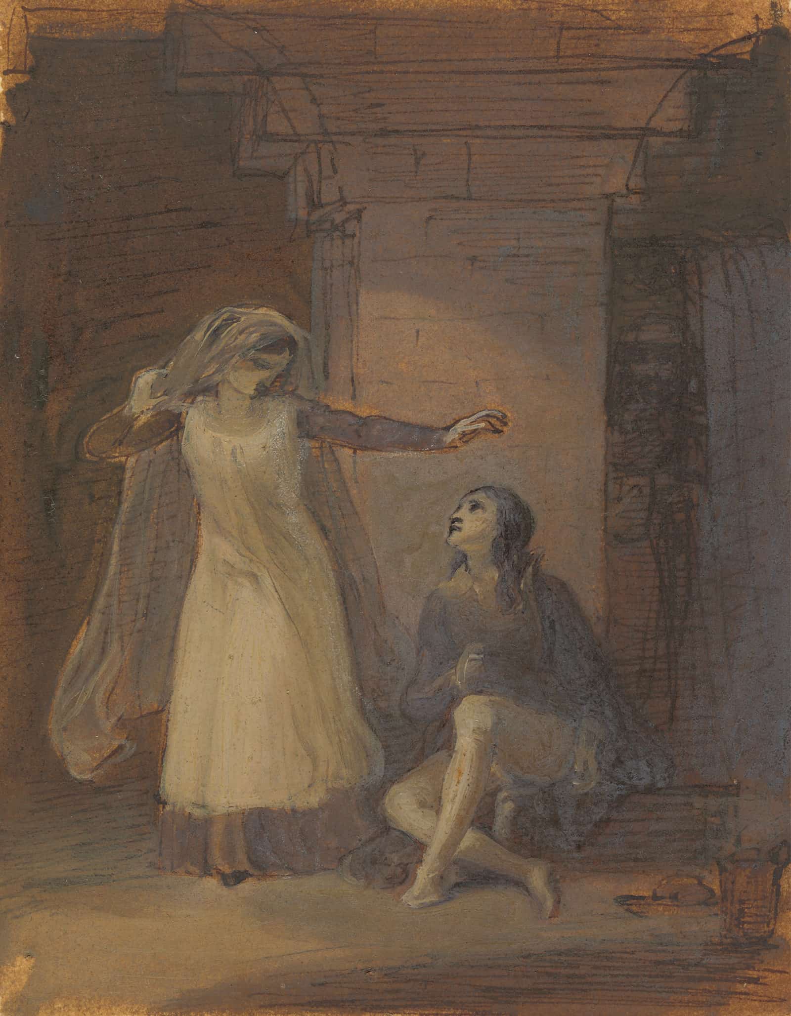 Claudio And Isabella by Robert Smirke