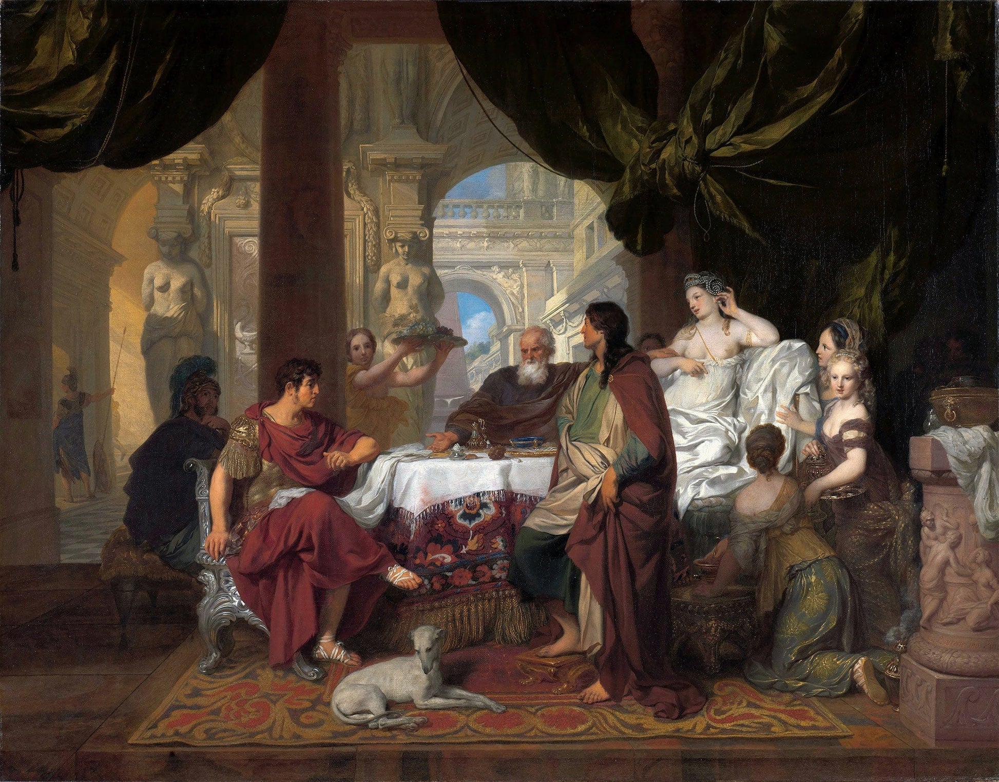 Cleopatras Banquet C by Gerard De Lairesse