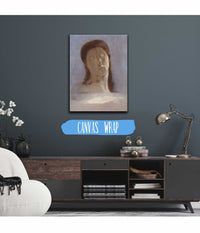 Closed Eyes by Odilon Redon