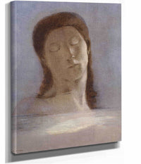 Closed Eyes by Odilon Redon