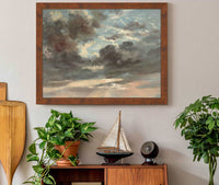 Cloud Study Stormy Sunset by John Constable