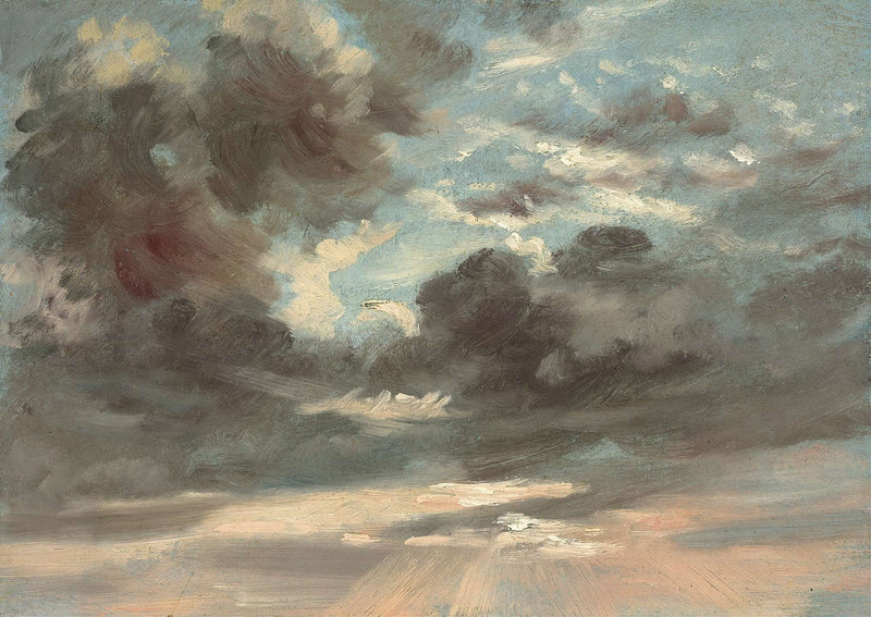 Cloud Study Stormy Sunset by John Constable