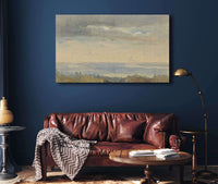 Cloud Study With River Landscape by Johan Christian Dahl