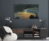 Clouds In Moonlight by Johan Christian Dahl