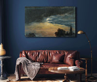 Clouds In Moonlight by Johan Christian Dahl