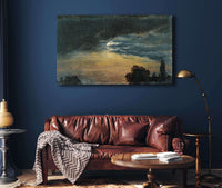 Clouds In Moonlight by Johan Christian Dahl