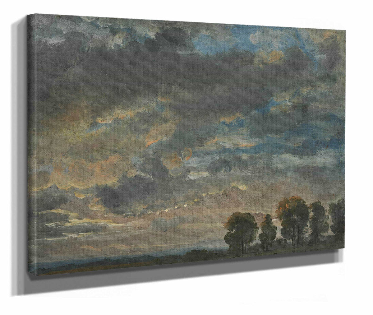 Clouds In The Evening by Johan Christian Dahl