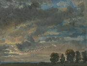 Clouds In The Evening by Johan Christian Dahl