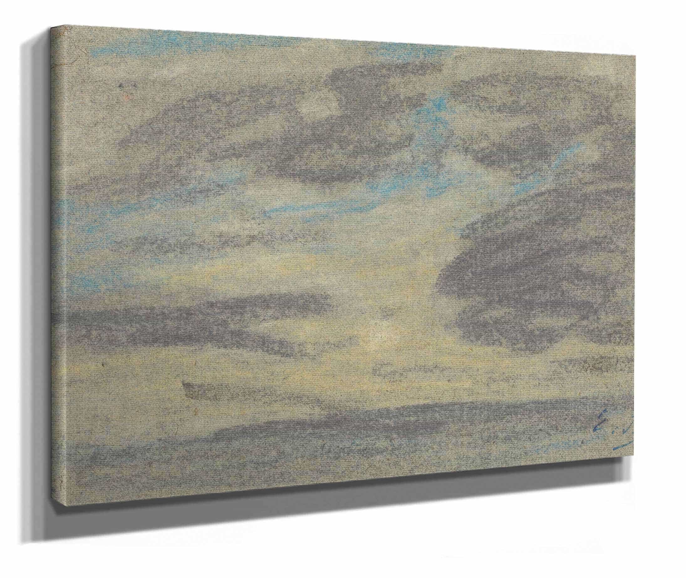 Clouds Over The Sea by Eugene Boudin