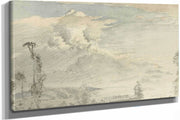 Cloudy Sky Over A Hilly Landscape  by John Linnell