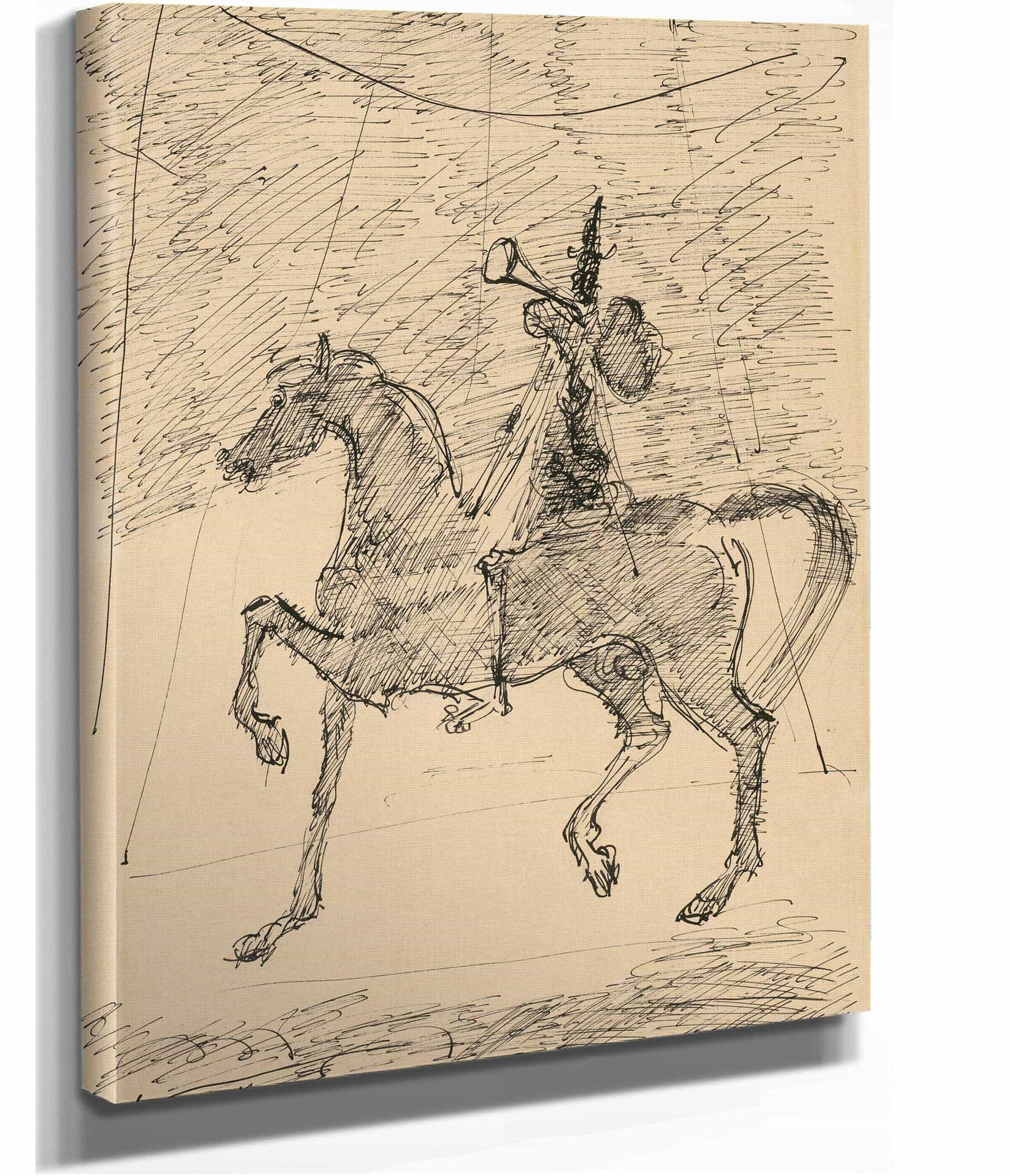 Clown On A Horse by Cyprian Majernik