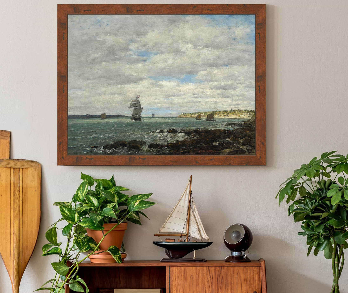 Coast Of Brittany by Eugene Boudin