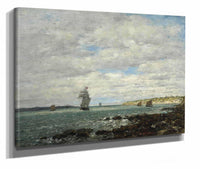 Coast Of Brittany by Eugene Boudin