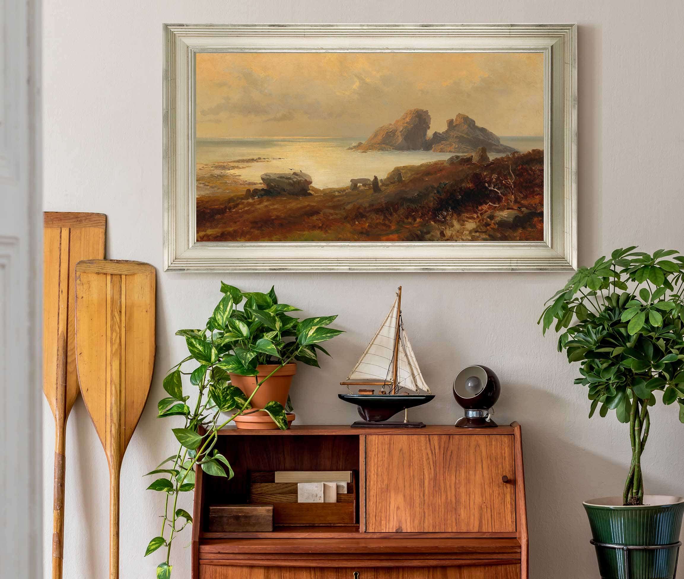Coastal Landscape by Edward Theodore Compton