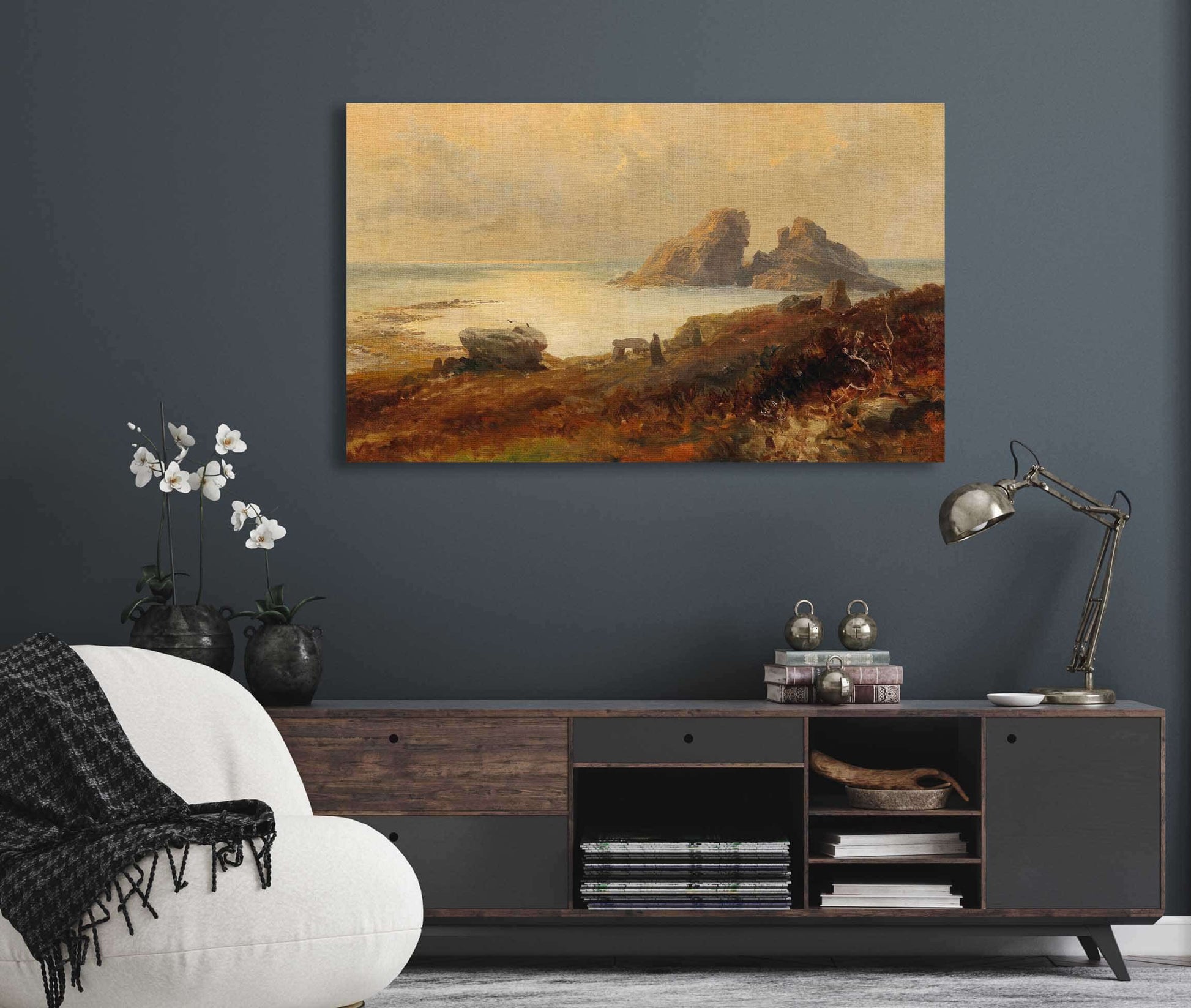 Coastal Landscape by Edward Theodore Compton