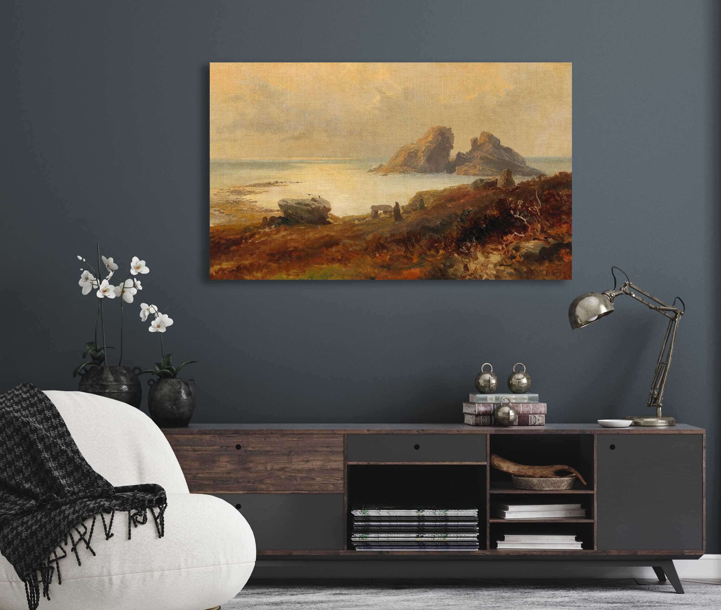 Coastal Landscape by Edward Theodore Compton