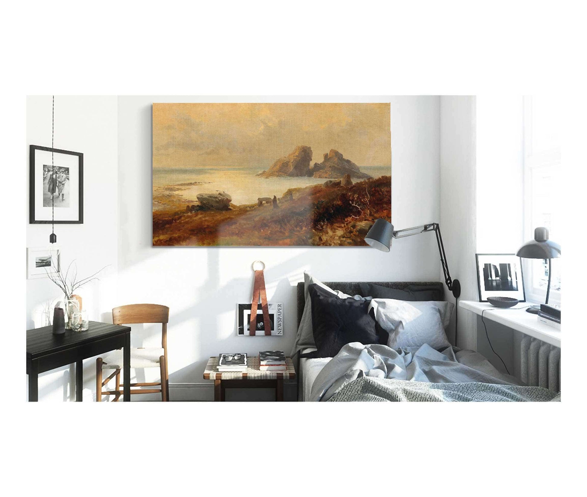 Coastal Landscape by Edward Theodore Compton