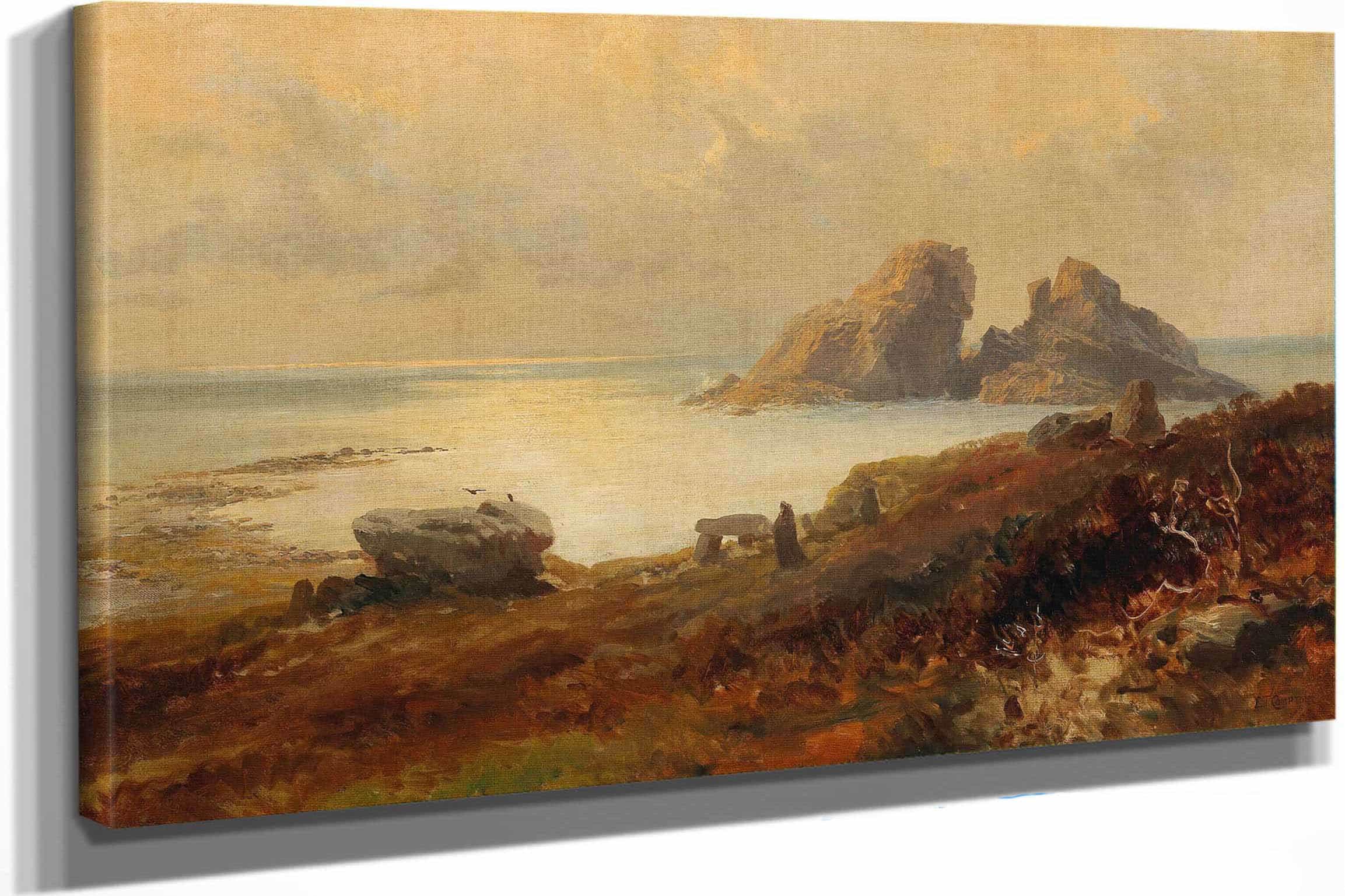 Coastal Landscape by Edward Theodore Compton