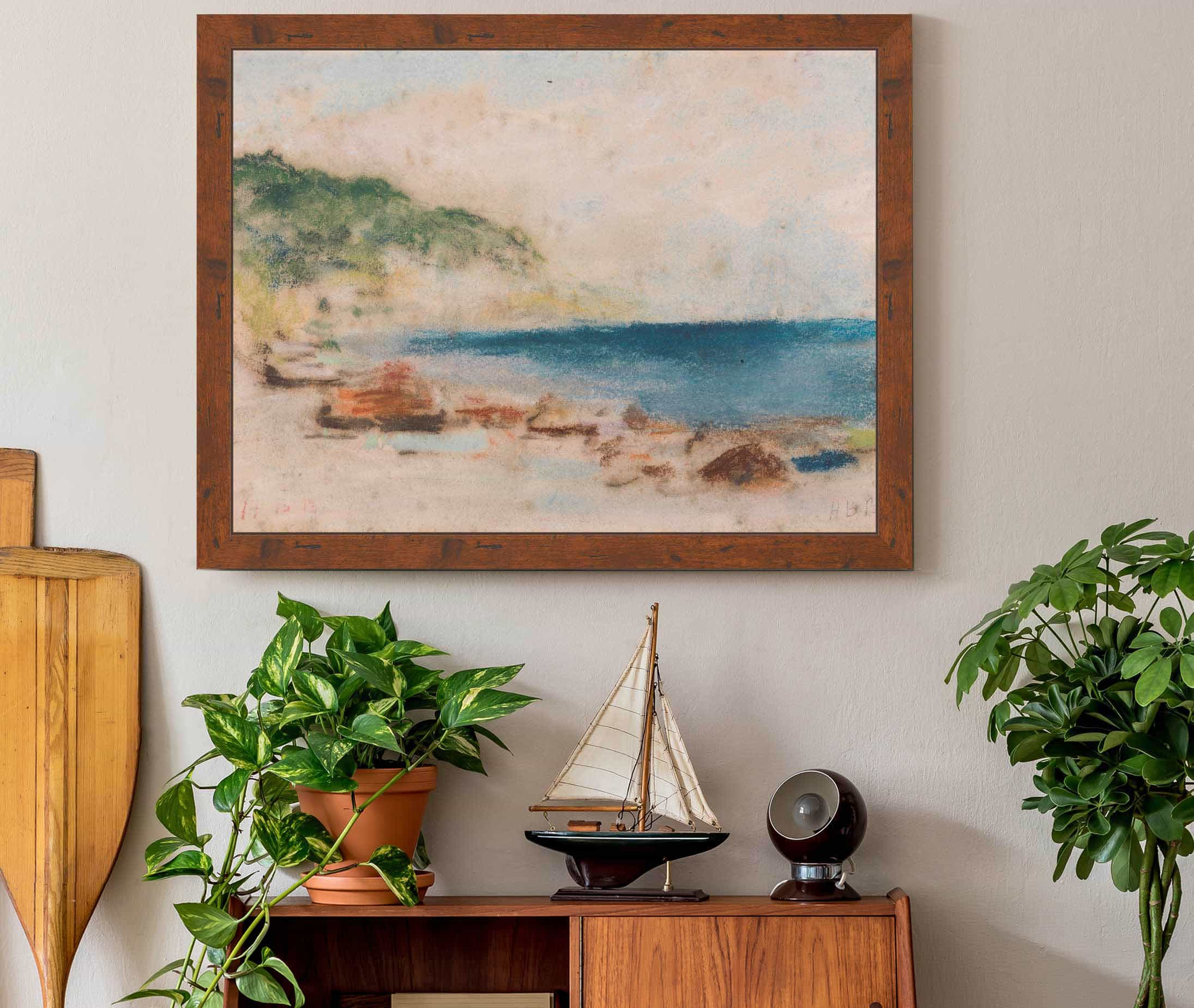Coastal Scene by Hercules Brabazon Brabazon