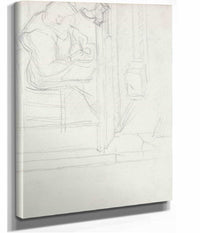 Cobbler At Work   by Georges Seurat