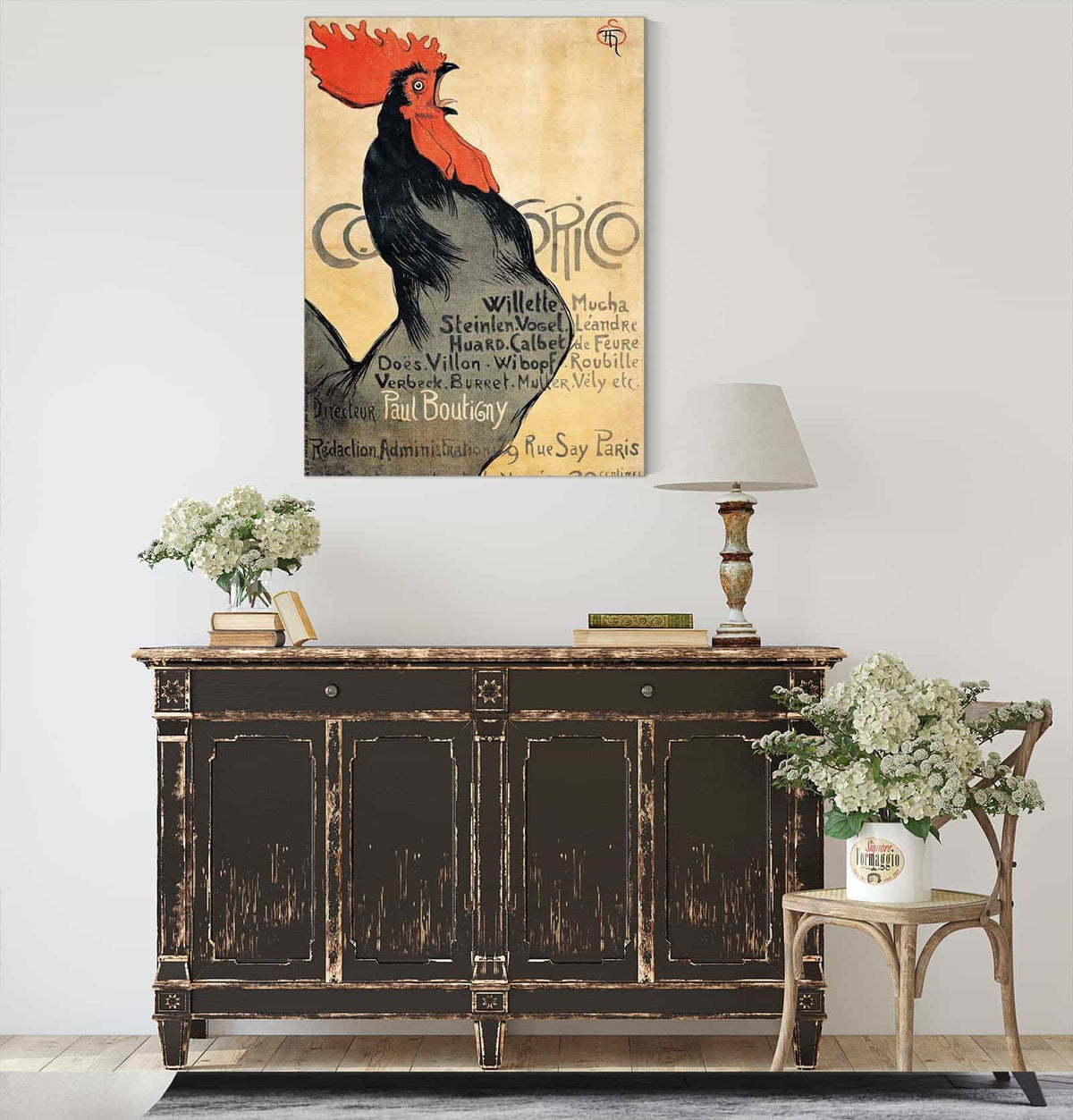 Cocorico by Theophile Alexandre Steinlen