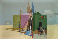 Coherences Study For Wallpainting by Walter Kurt Wiemken