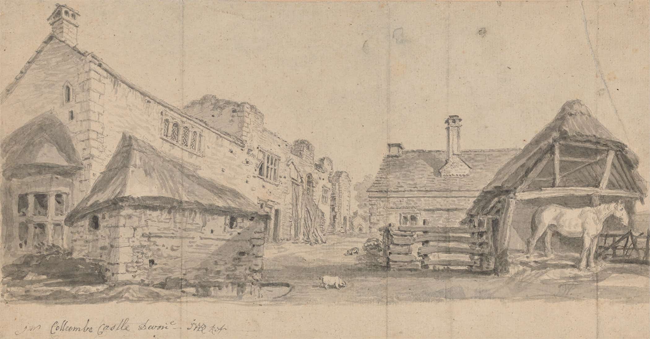 Collcombe Castle Devonshire by James Ward