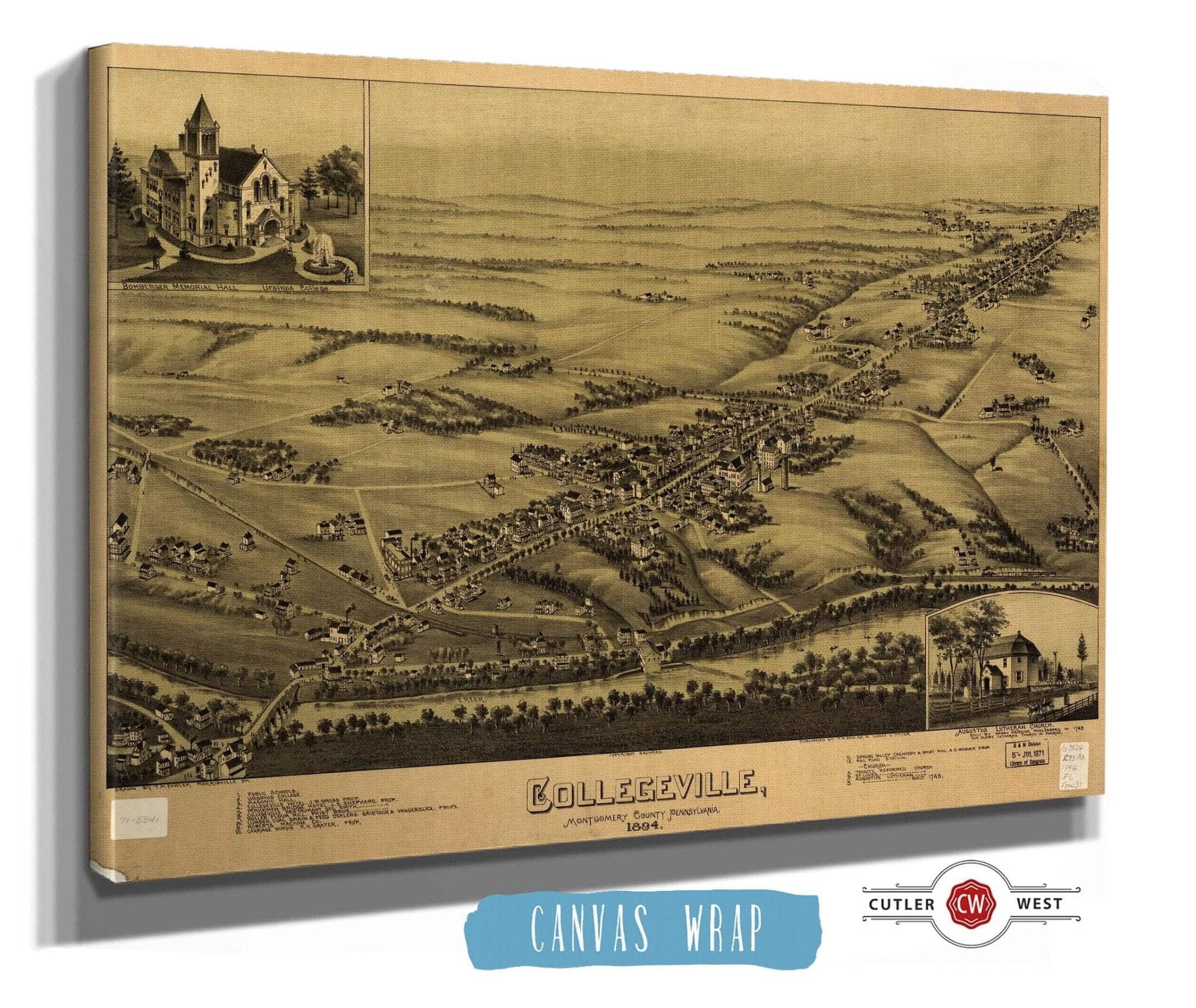 Collegeville Montgomery County Pennsylvania 1894 State of Pennsylvania