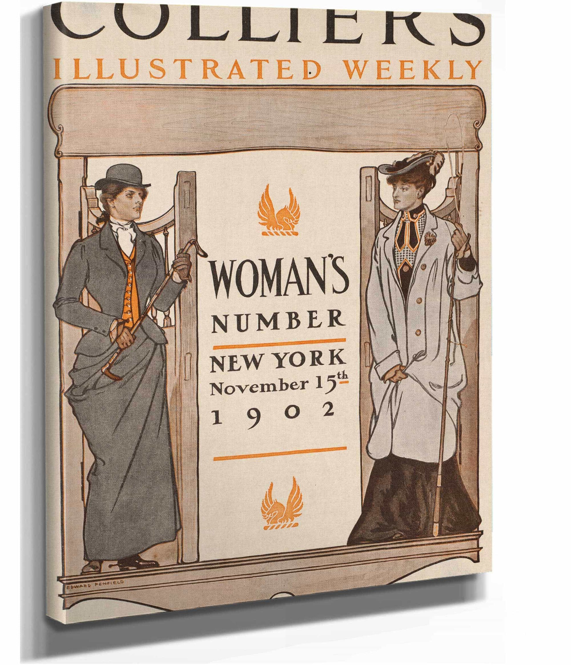 Colliers Illustrated Weekly Womans Number New York November Th  by Edward Penfield