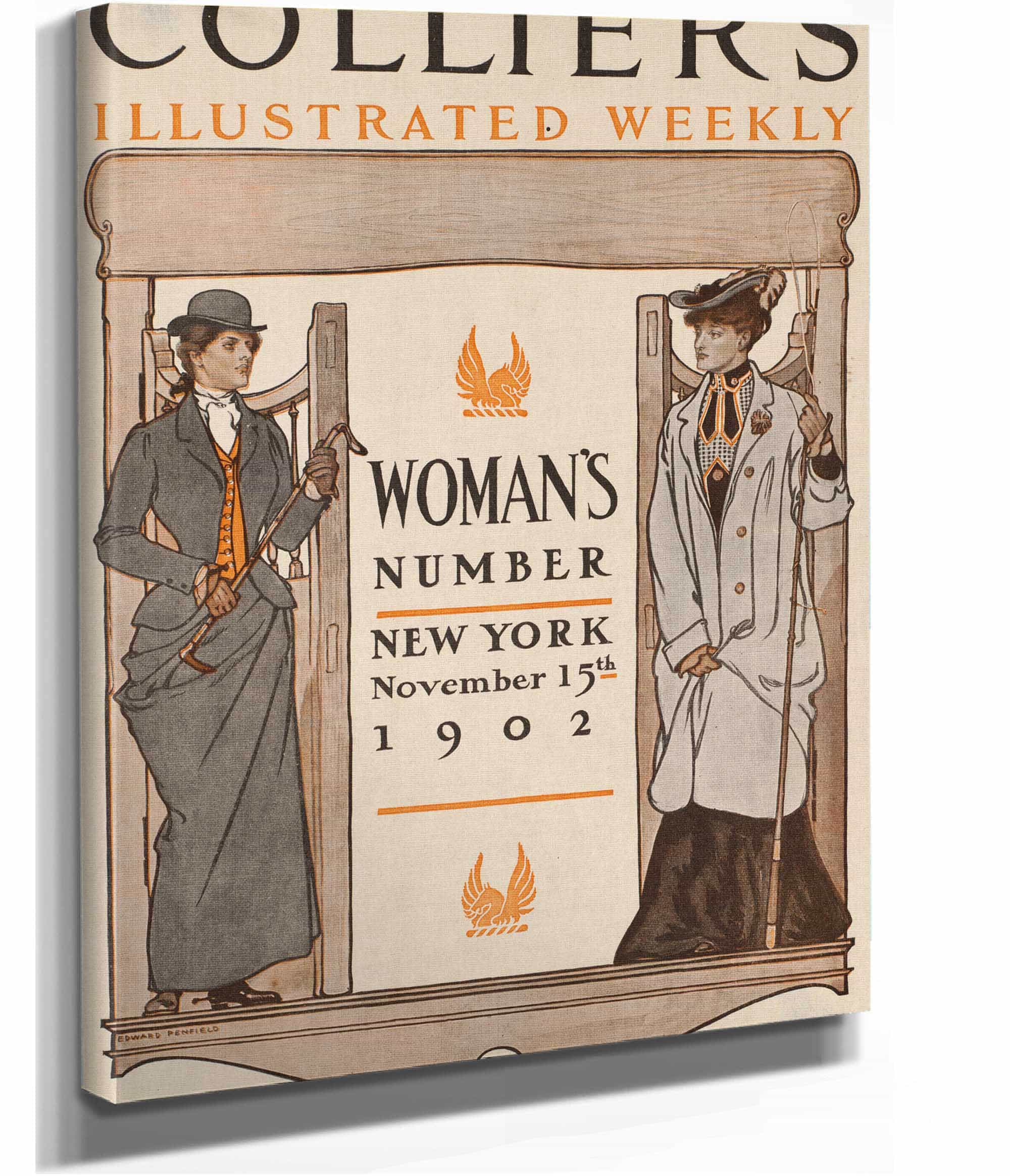 Colliers Illustrated Weekly Womans Number New York November Th  by Edward Penfield