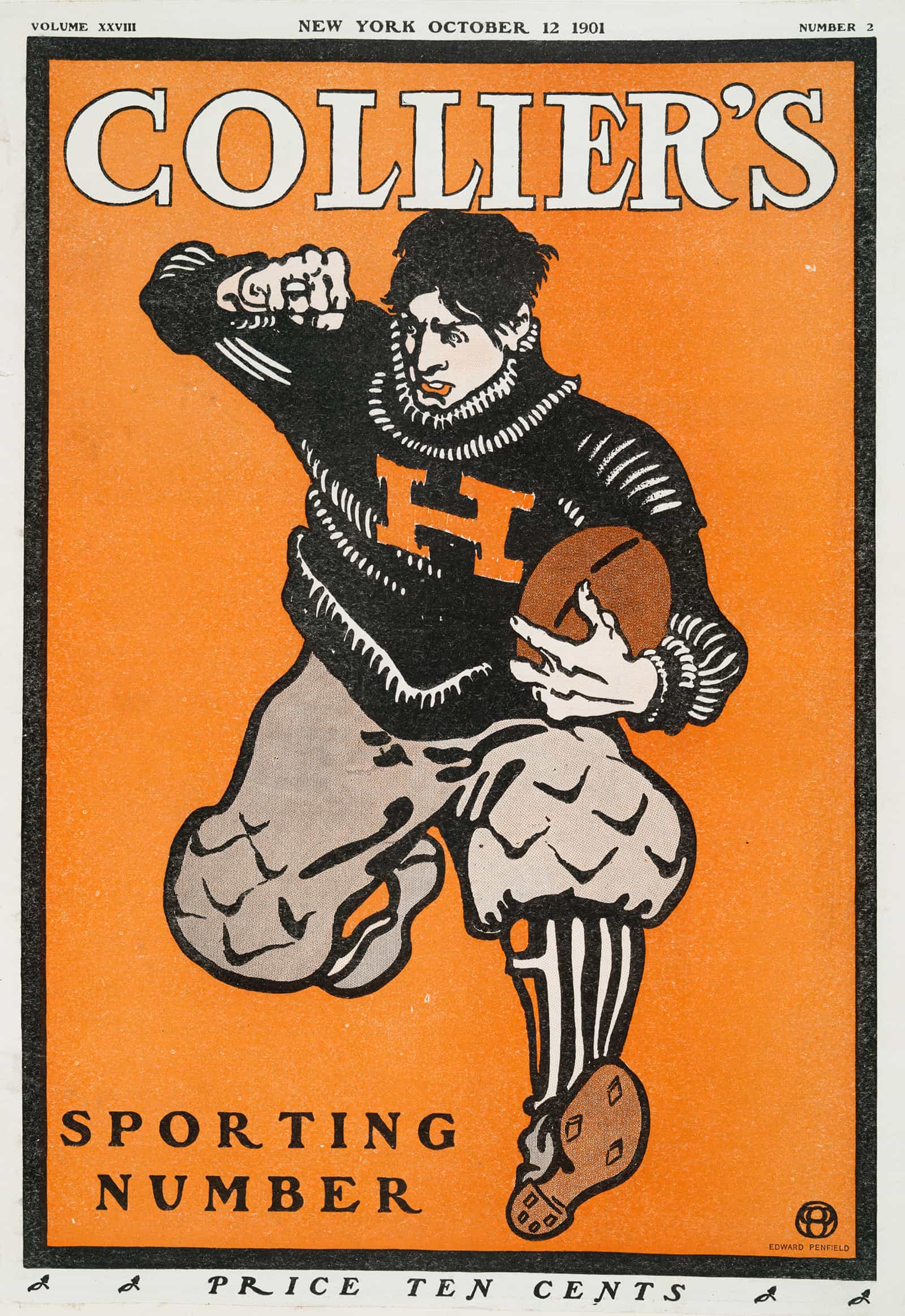 Colliers Sporting Number Volume Xxviii by Edward Penfield